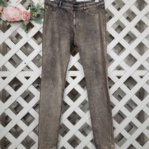 Denimocracy Super Skinny Metallic Jegging Size L
